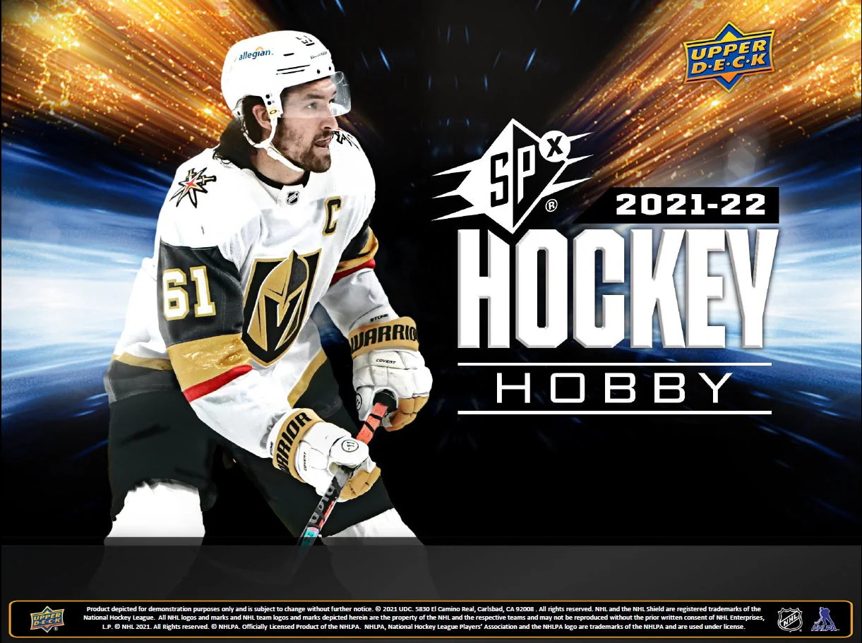 2021-22 Upper Deck SPX Hobby Case (Case of 20 Boxes) - Image 2