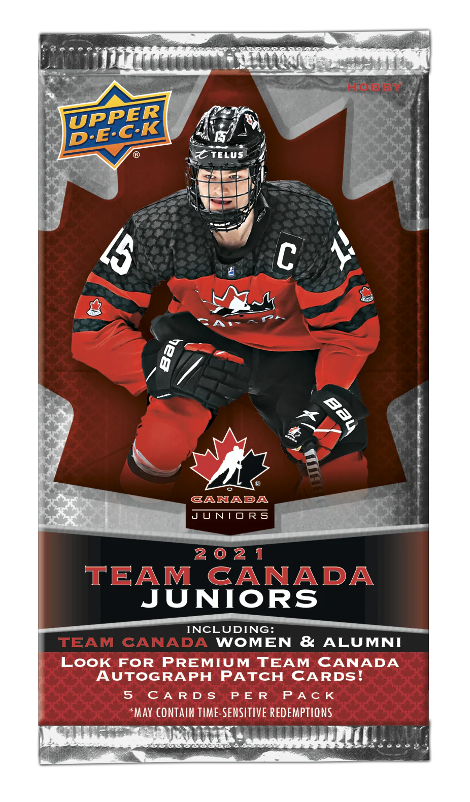 2021-22 Upper Deck Team Canada Juniors Hockey Hobby Box - Image 2