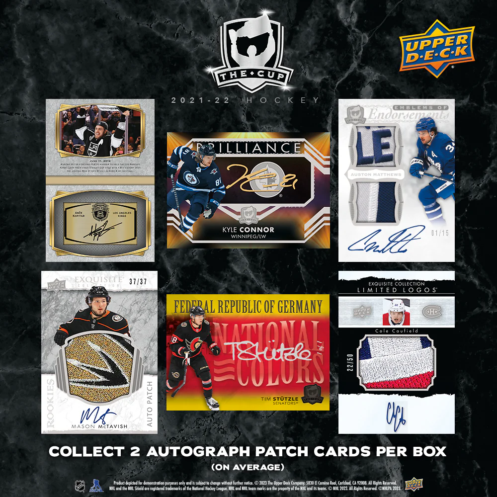 2021-22 Upper Deck The Cup Hockey Hobby Box - Image 2