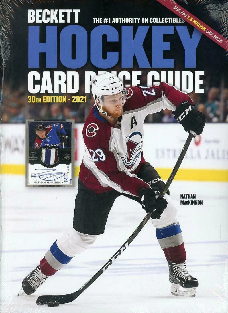 2021 Beckett Hockey Card Annual Price Guide 30th Edition Nathan McKinnon
