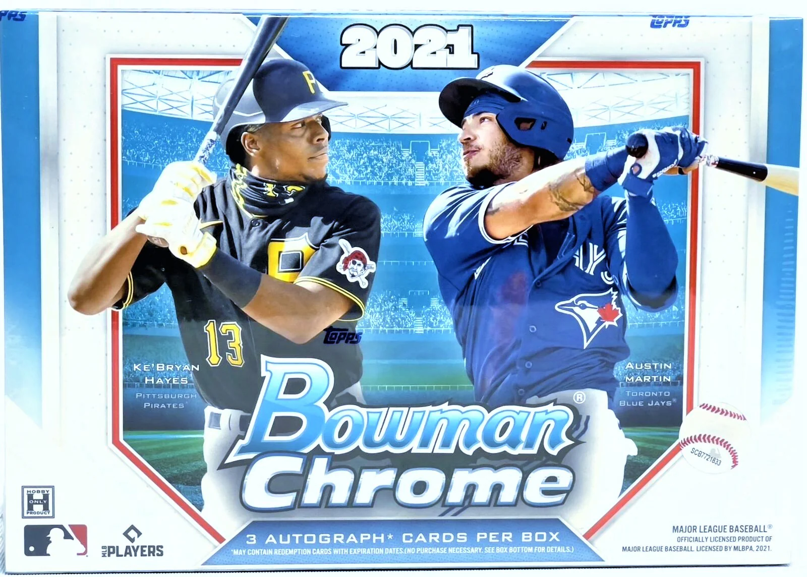 2021 Bowman Chrome Baseball Jumbo Box