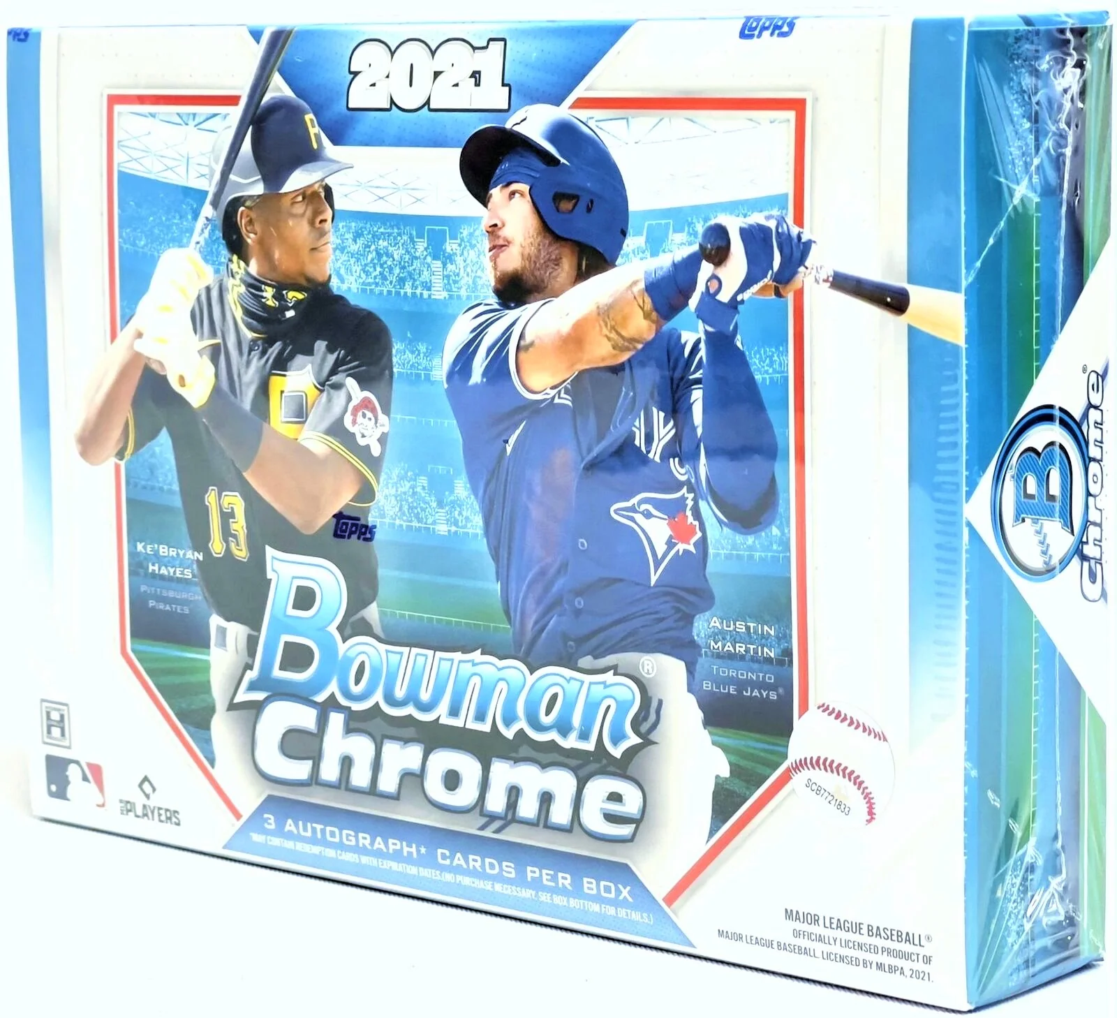 2021 Bowman Chrome Baseball Jumbo Box - Image 2
