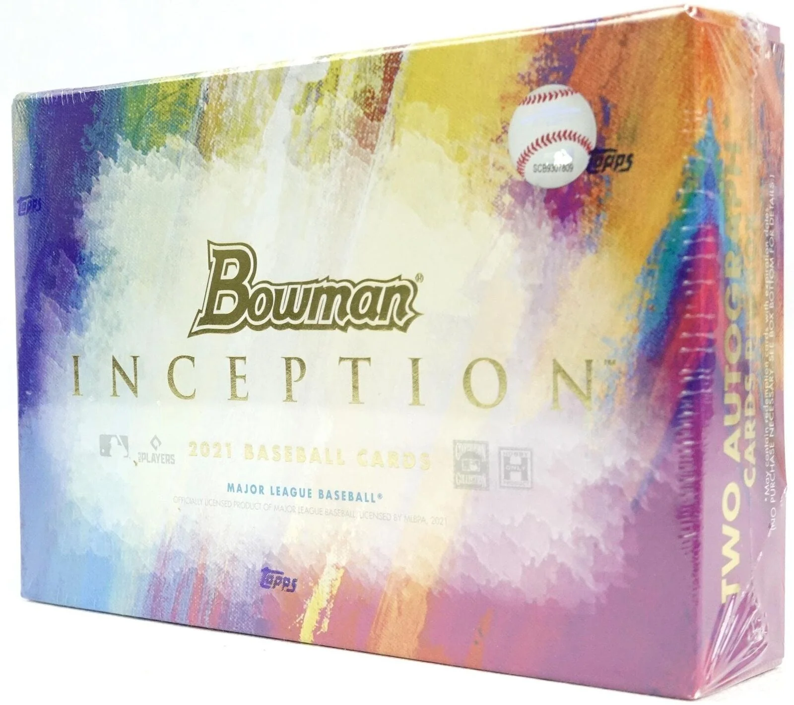 2021 Bowman Inception Baseball Hobby Box - Image 2