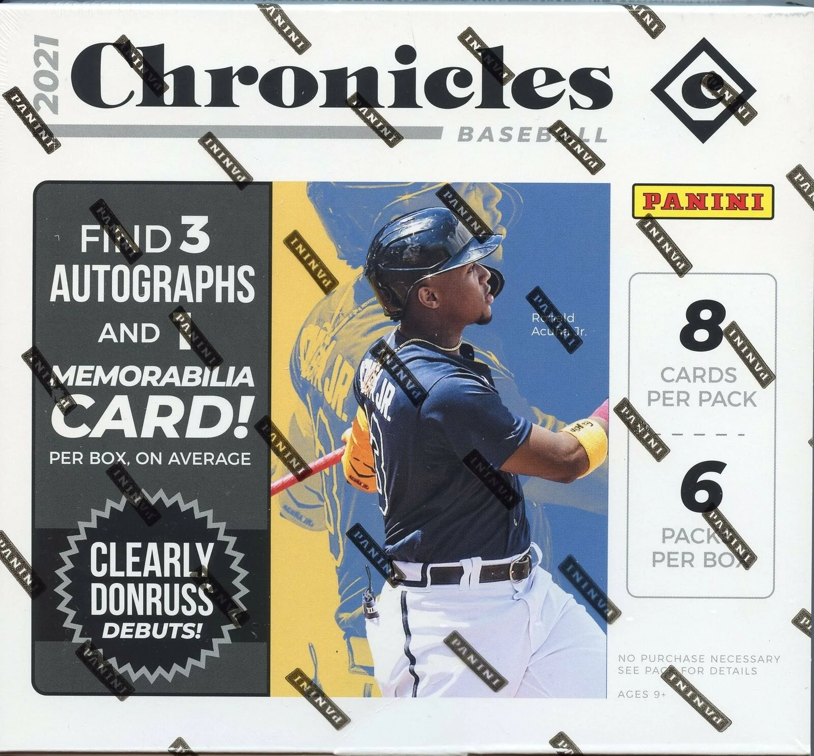 2021 Panini Chronicles Baseball Hobby Box