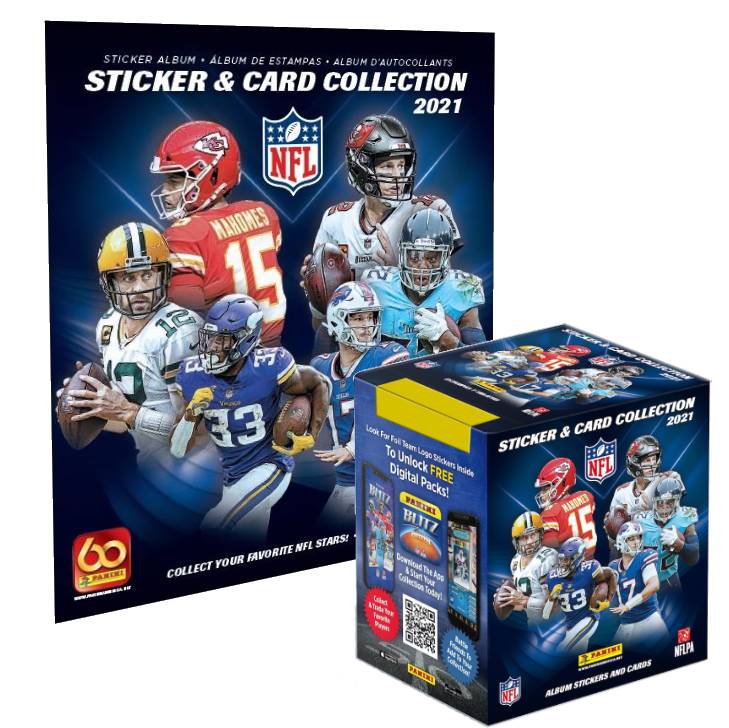 2021 Panini Football Sticker Album and Box