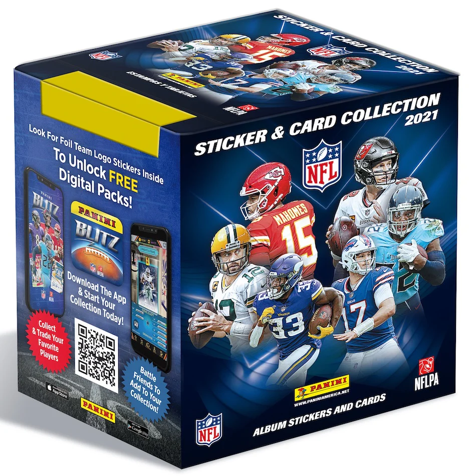 2021 Panini Football Sticker Album and Box - Image 3