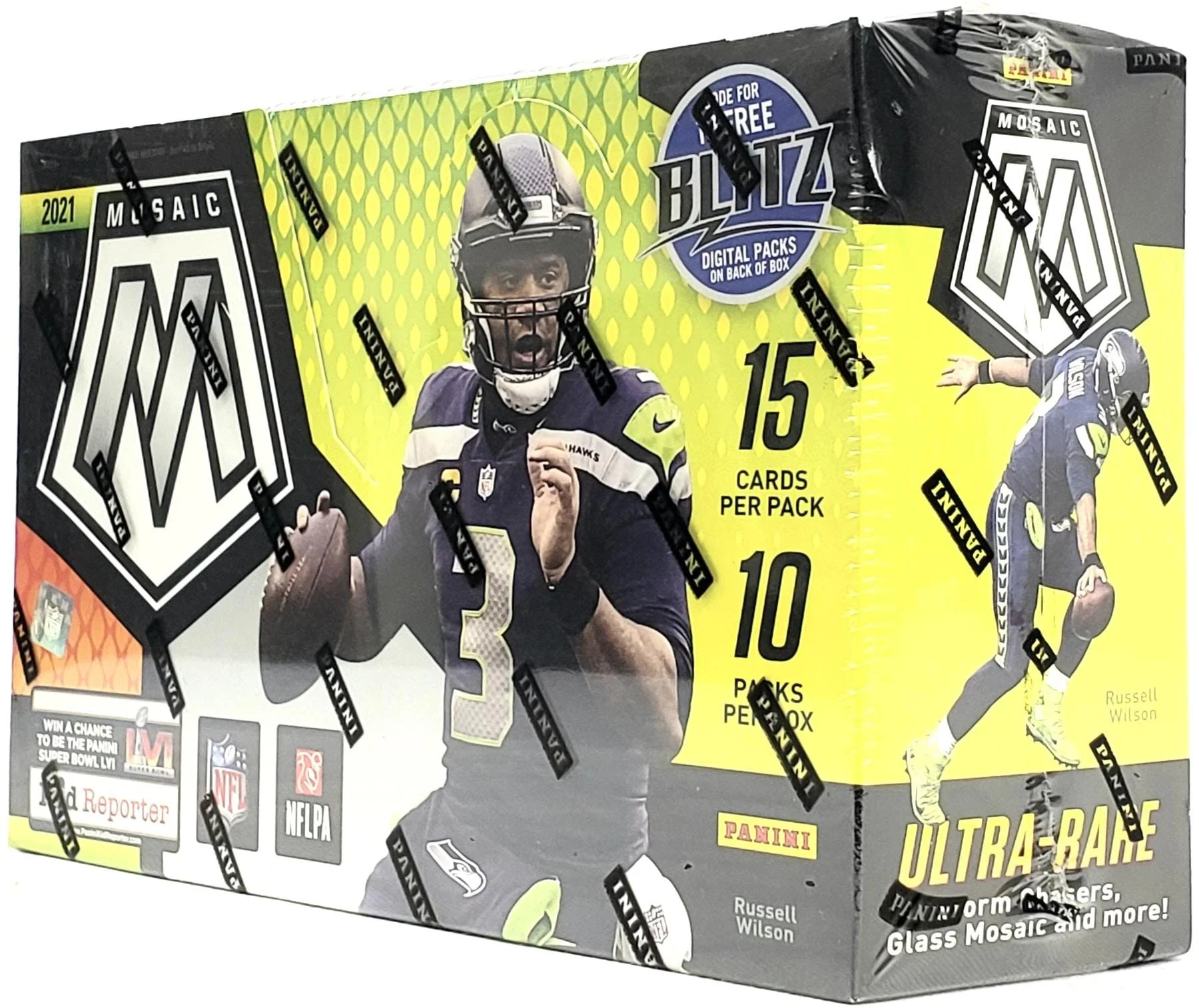 2021 Panini Mosaic Football Hobby Sealed Box - Image 2