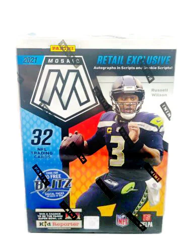 2021 Panini NFL Mosaic Football Trading Card Blaster Box