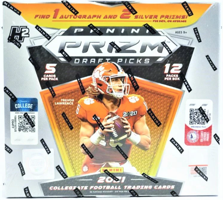 2021 Panini Prizm Draft Picks H2 Collegiate  Football Hobby