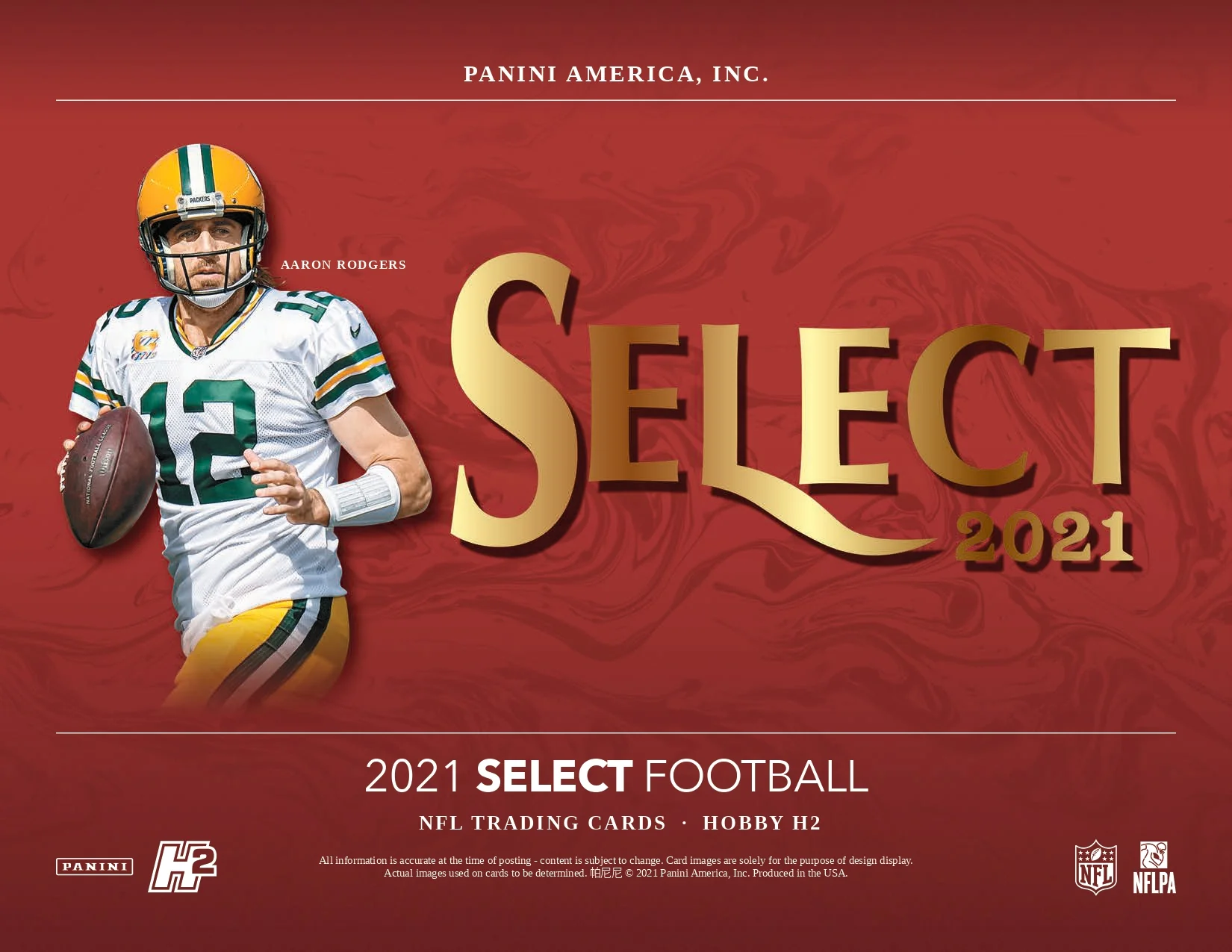 2021 Panini Select Football Hobby Hybrid H2 Box - Image 2