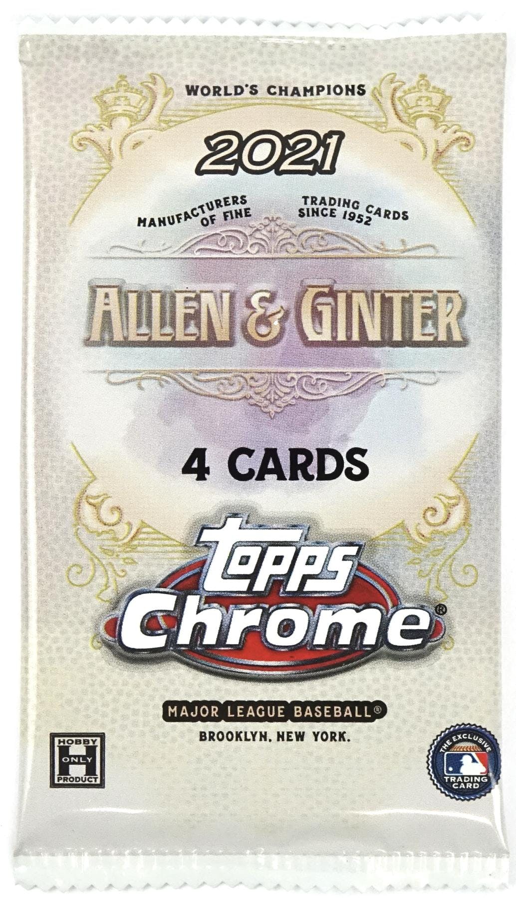 2021 Topps Allen & Ginter Chrome Baseball Hobby Box - Image 3