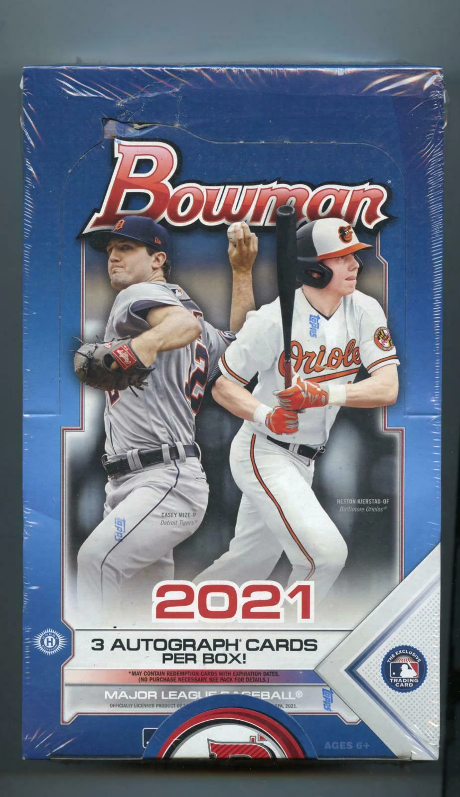 2021 Topps Bowman Baseball Jumbo Box