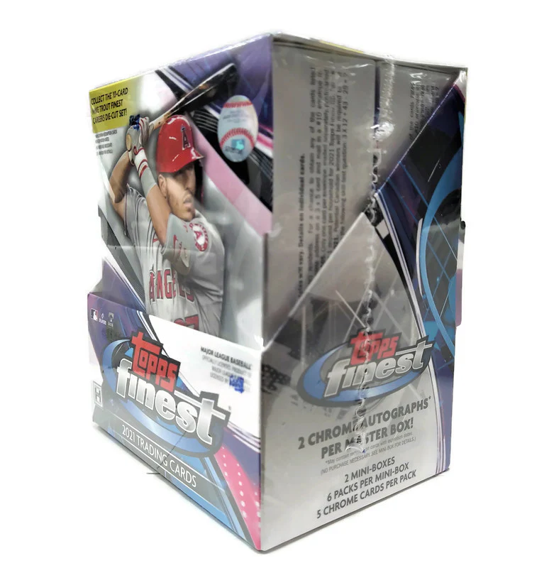 2021 Topps Finest Baseball Hobby Box - Image 2