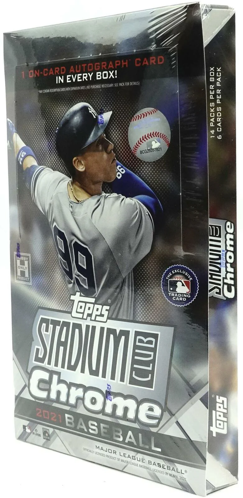 2021 Topps Stadium Club Chrome Baseball Hobby Box - Image 2