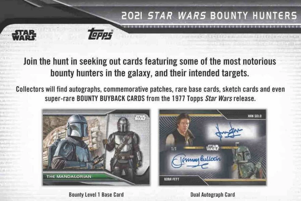 2021 Topps Star Wars Bounty Hunters Hobby Box - Image 2