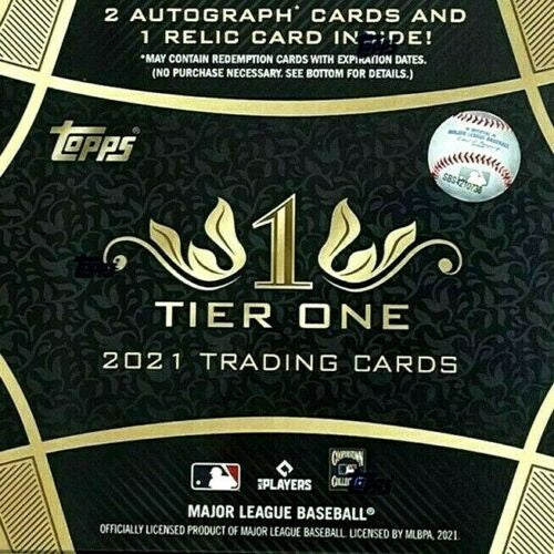 2021 Topps Tier One Baseball Hobby Box