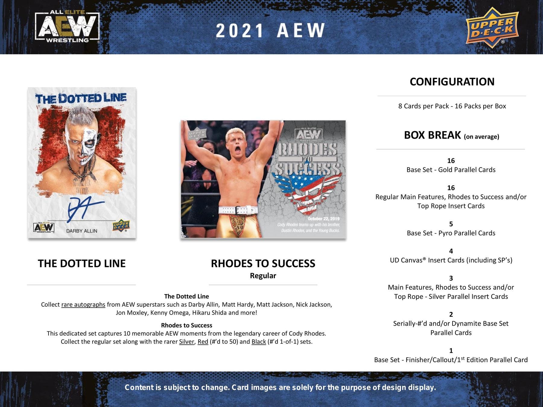 2021 Upper Deck AEW All Elite Wrestling Hobby Box - Image 3