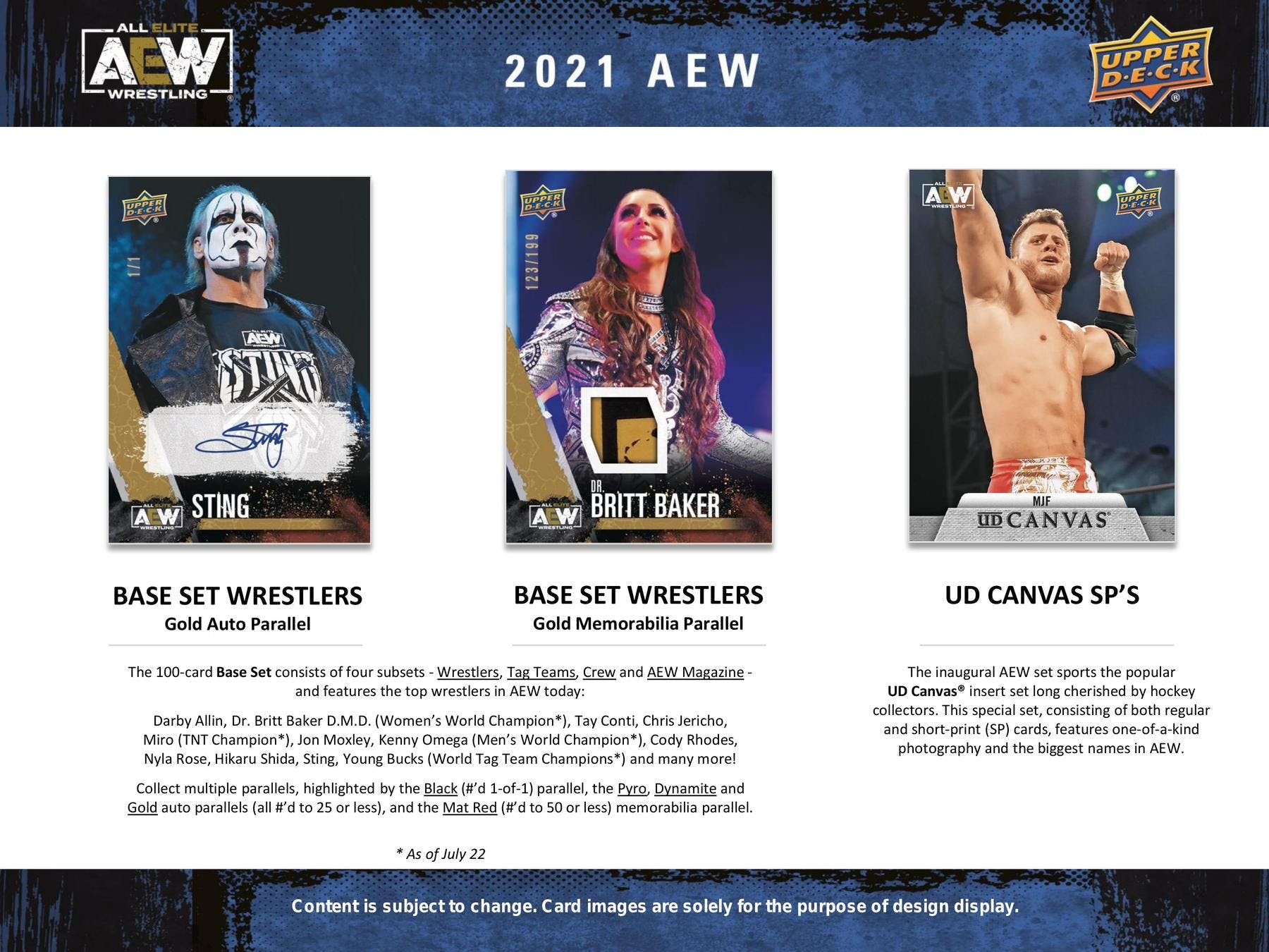 2021 Upper Deck AEW All Elite Wrestling Hobby Box - Image 5