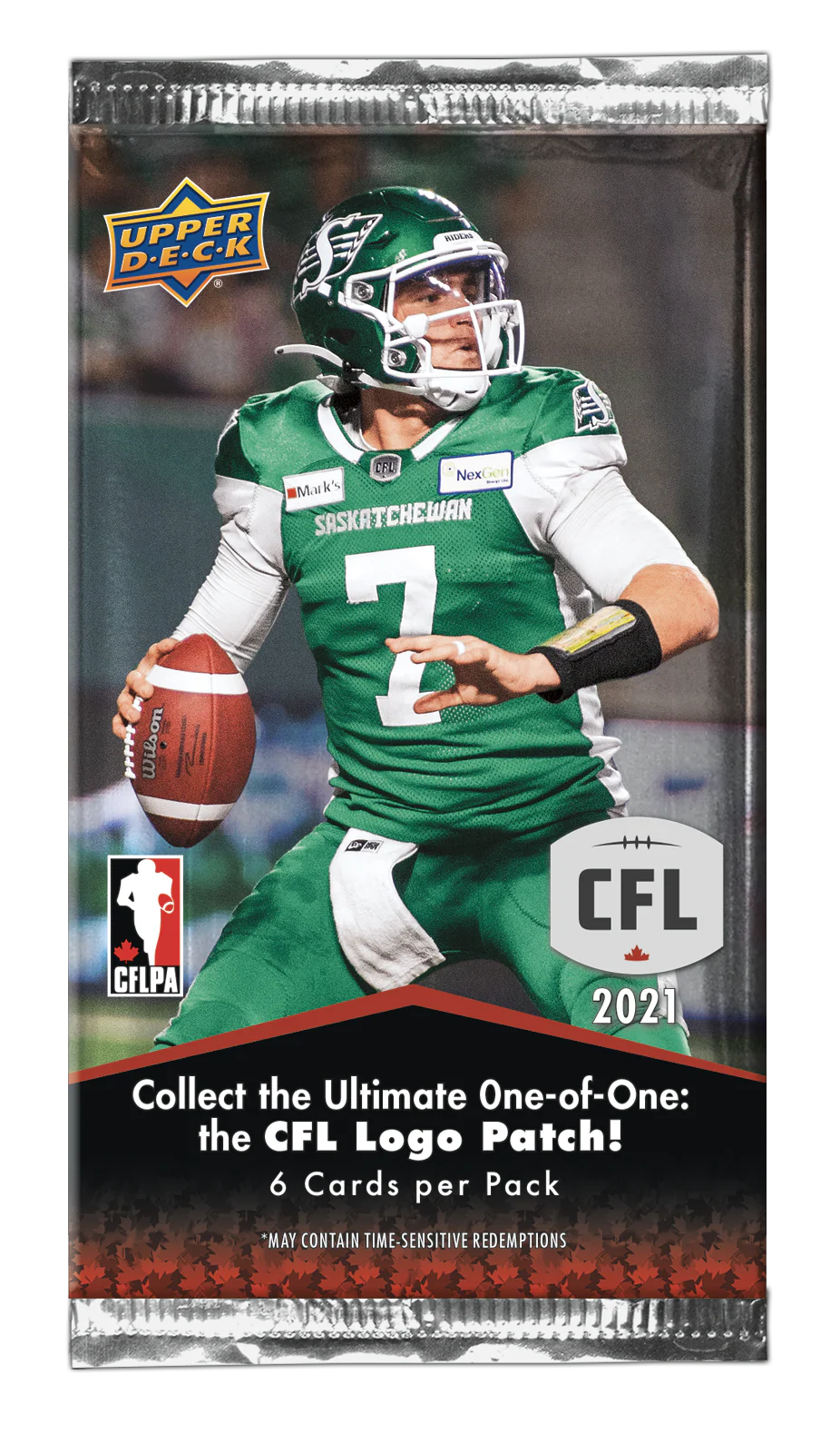2021 Upper Deck CFL Football Hobby Box - Image 2