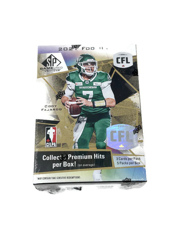 2021 Upper Deck CFL Game Used Football Hobby Box