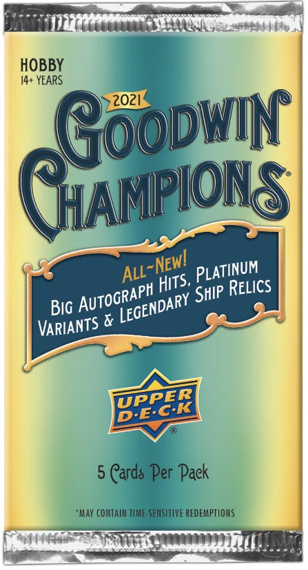 2021 Upper Deck Goodwin Champions Hobby Box - Image 2