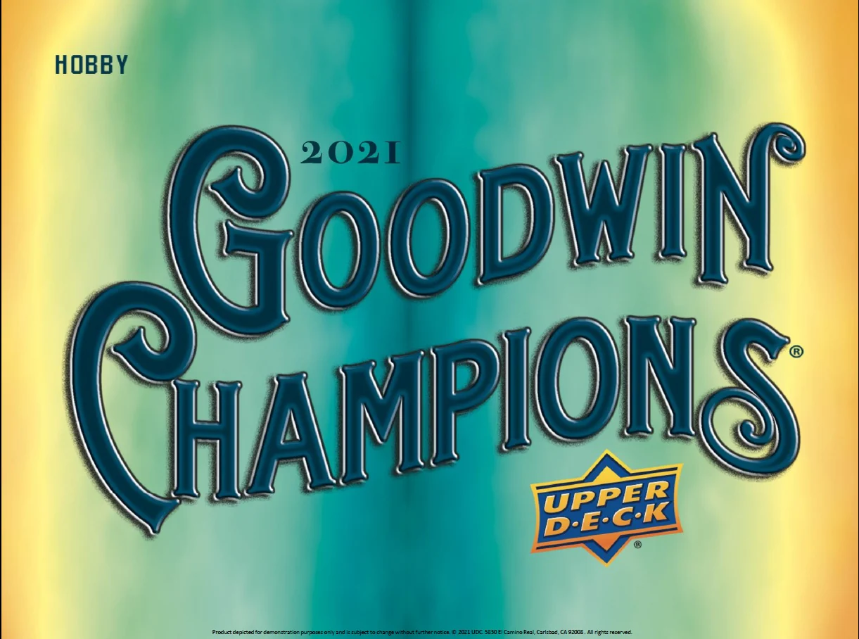 2021 Upper Deck Goodwin Champions Hobby Box - Image 3
