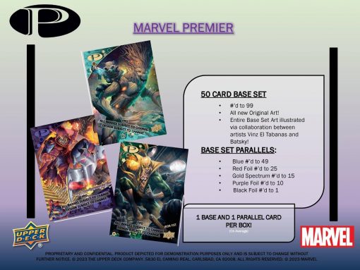 2021 Upper Deck Marvel Premier Hobby Box - Image 2