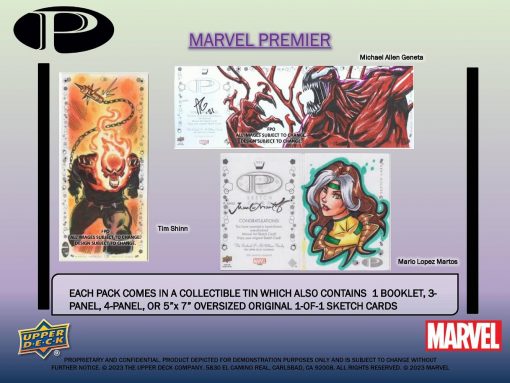 2021 Upper Deck Marvel Premier Hobby Box - Image 3