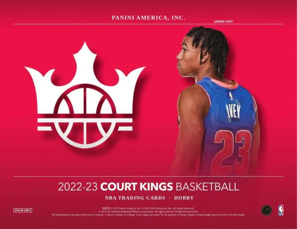 2022-23 Panini Court Kings Basketball Hobby Box - Image 2
