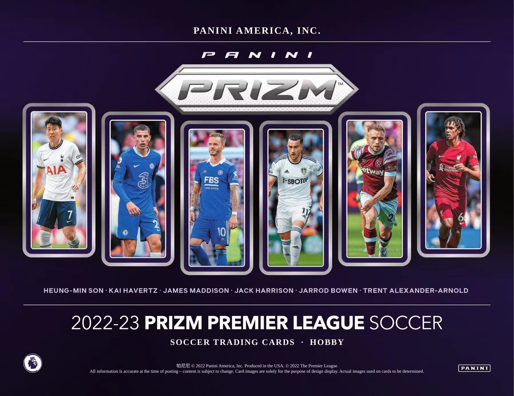 2022-23 Panini Prizm English Premier League Soccer Hobby Box - Image 2