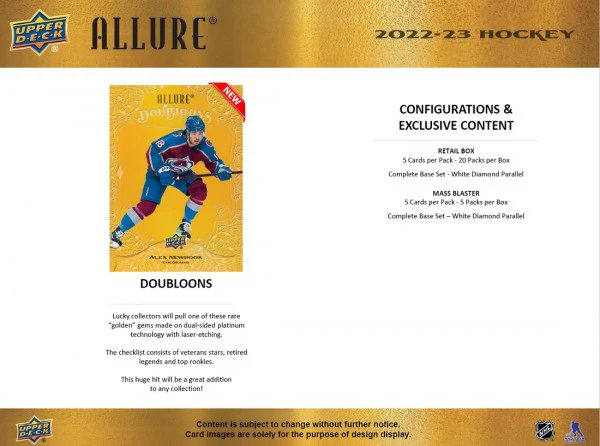 2022-23 Upper Deck Allure Hockey Blaster Box - Image 11