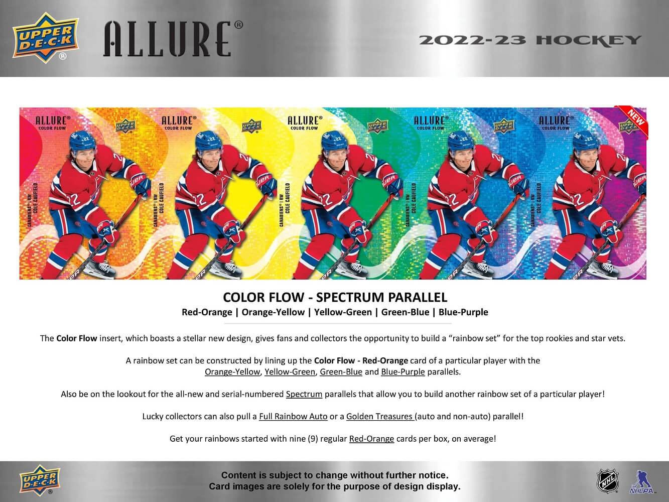 2022-23 Upper Deck Allure Hockey Hobby Box - Image 3
