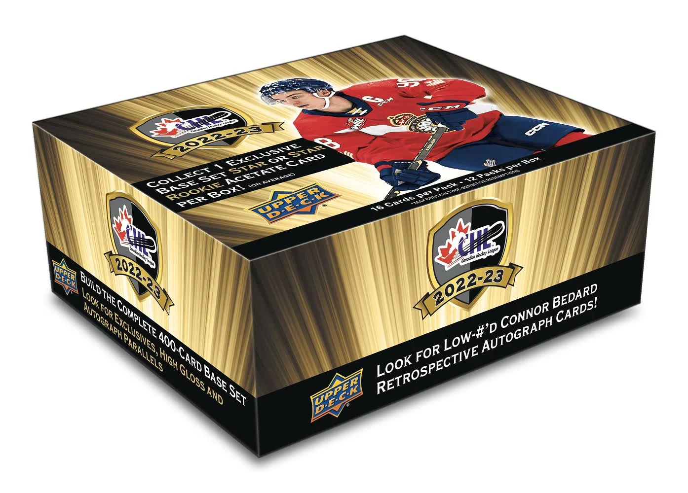 2022-23 Upper Deck CHL Hockey Hobby Box