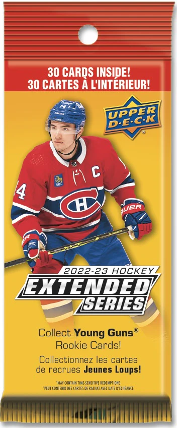 2022-23 Upper Deck Extended Hockey Fat Pack Box (Box of 18 Packs)