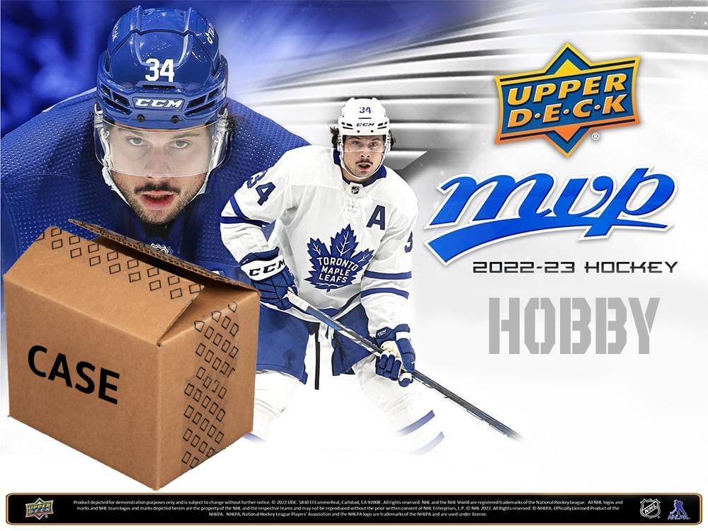2022-23 Upper Deck MVP Hockey Hobby Case (Case of 20 Boxes)