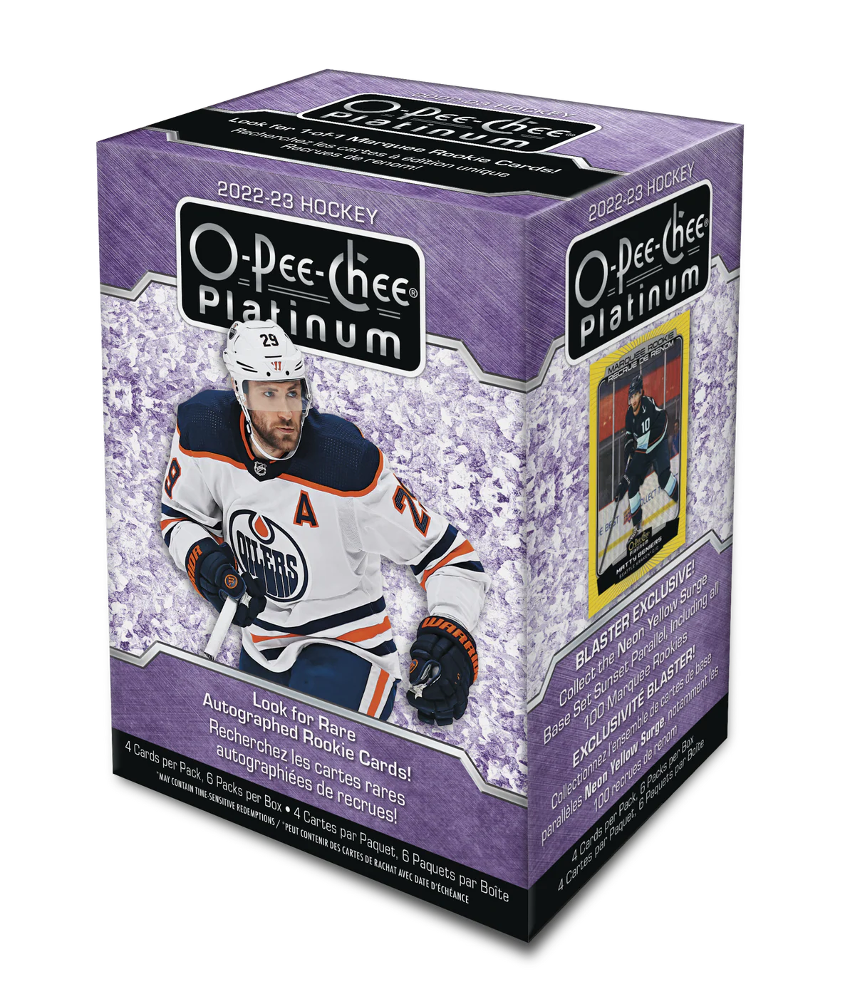 2022-23 Upper Deck O Pee Chee Platinum Blaster Box Case (Case of 20 Boxes)