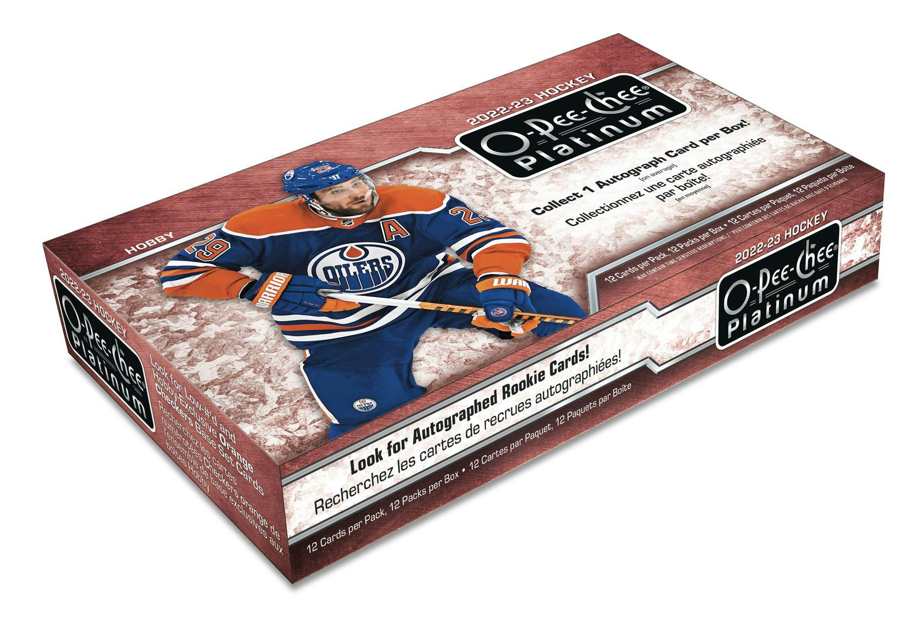2022-23 Upper Deck O Pee Chee Platinum Hobby Box Case (Case of 8 Boxes) - Image 2