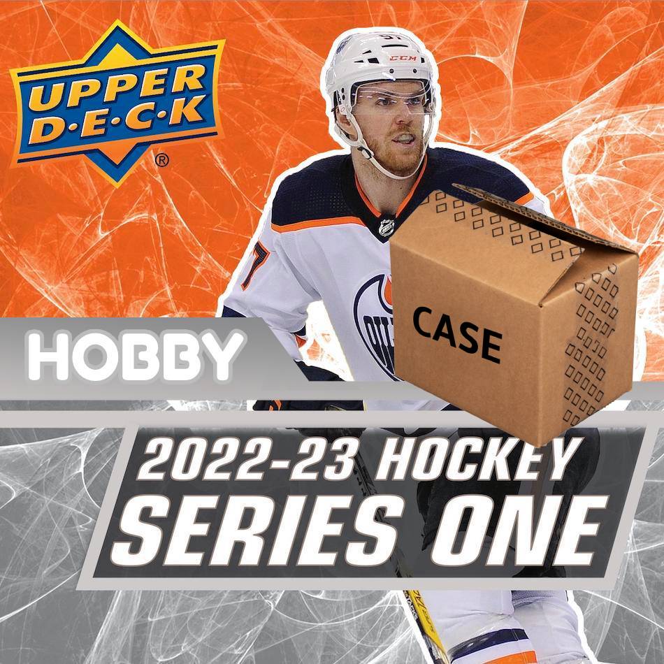 2022-23 Upper Deck Series 1 Hockey Hobby Case (Case of 12 Boxes)