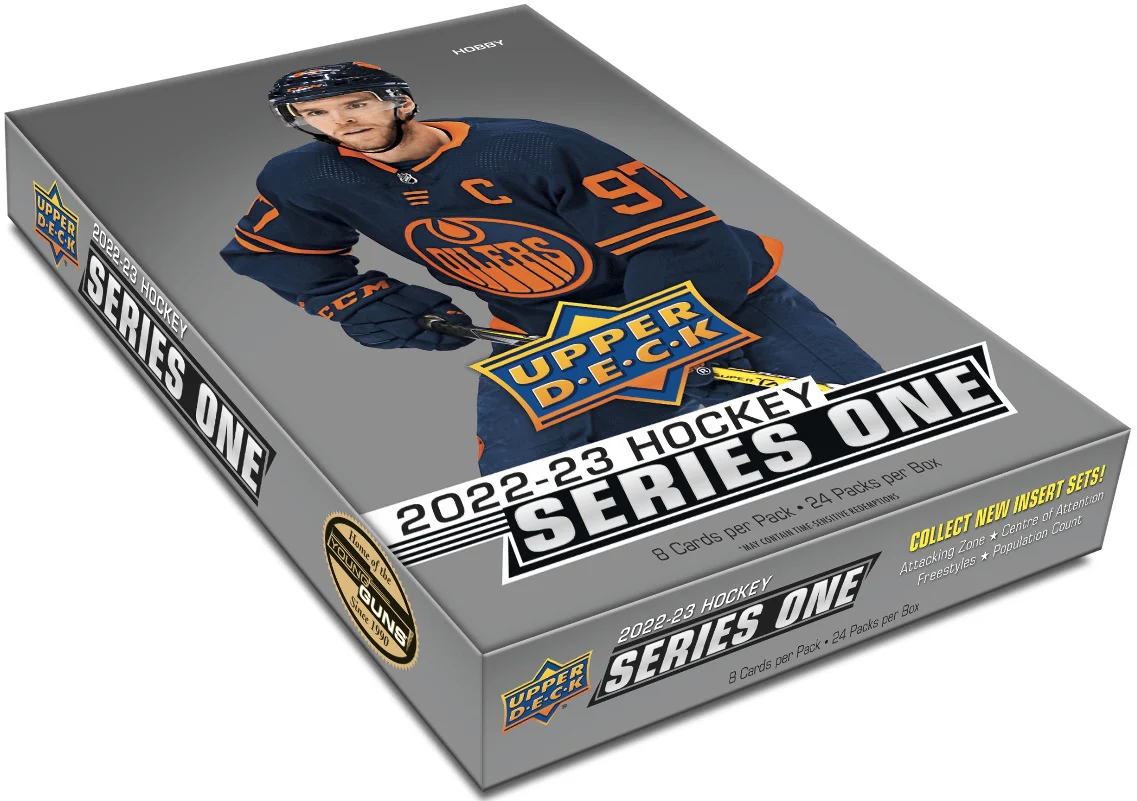 2022-23 Upper Deck Series 1 Hockey Hobby Case (Case of 12 Boxes) - Image 2