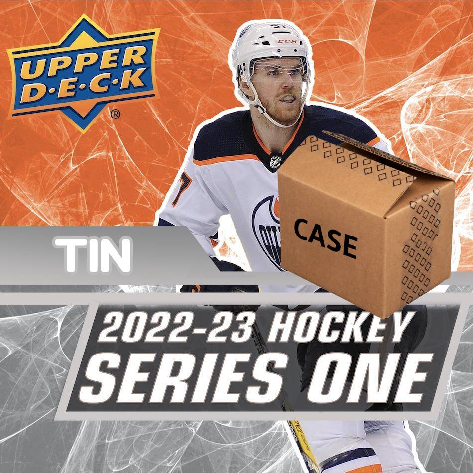 2022-23 Upper Deck Series 1 Hockey Tin Case (Case of 12 Tins)