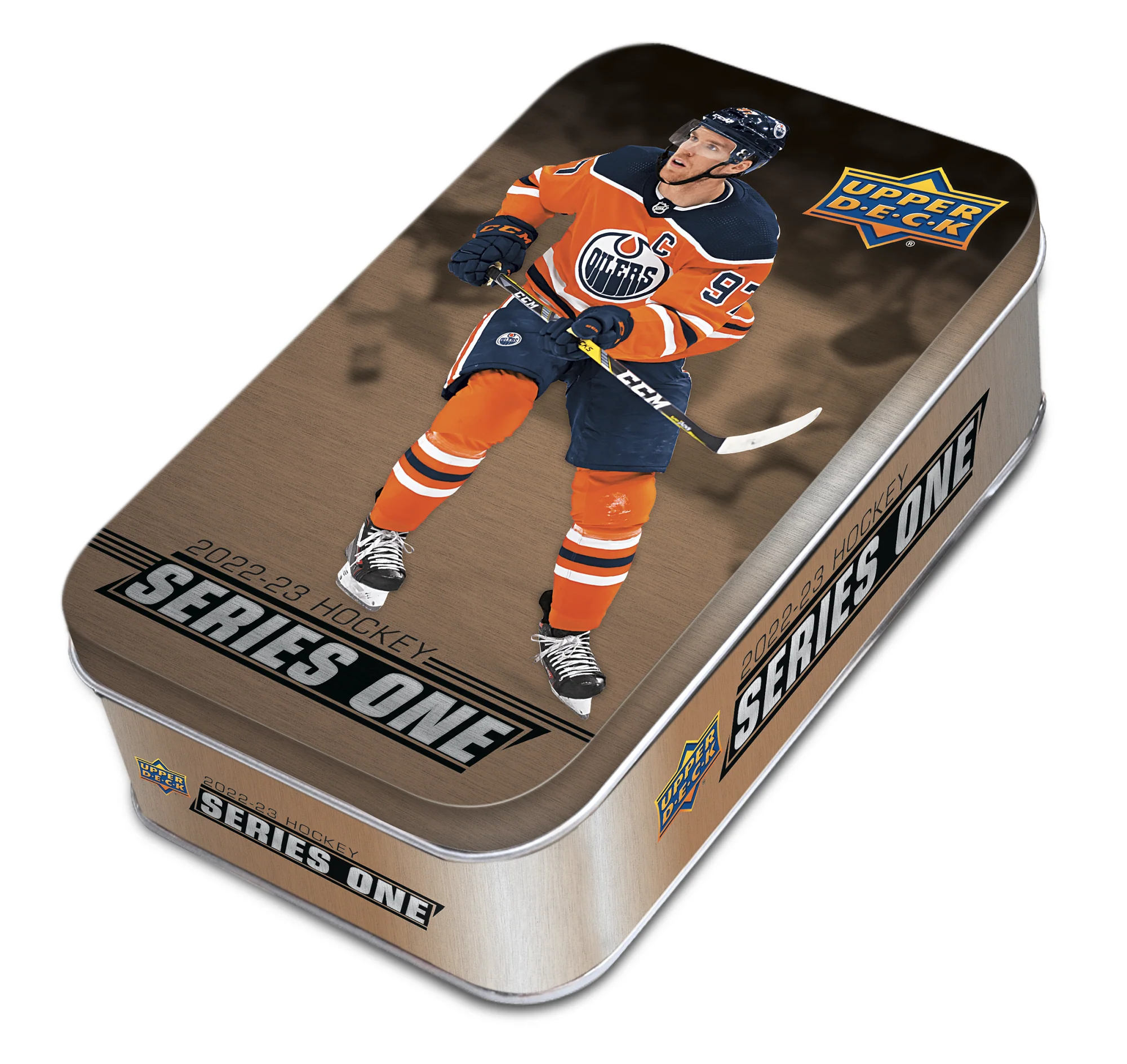 2022-23 Upper Deck Series 1 Hockey Tin Case (Case of 12 Tins) - Image 2