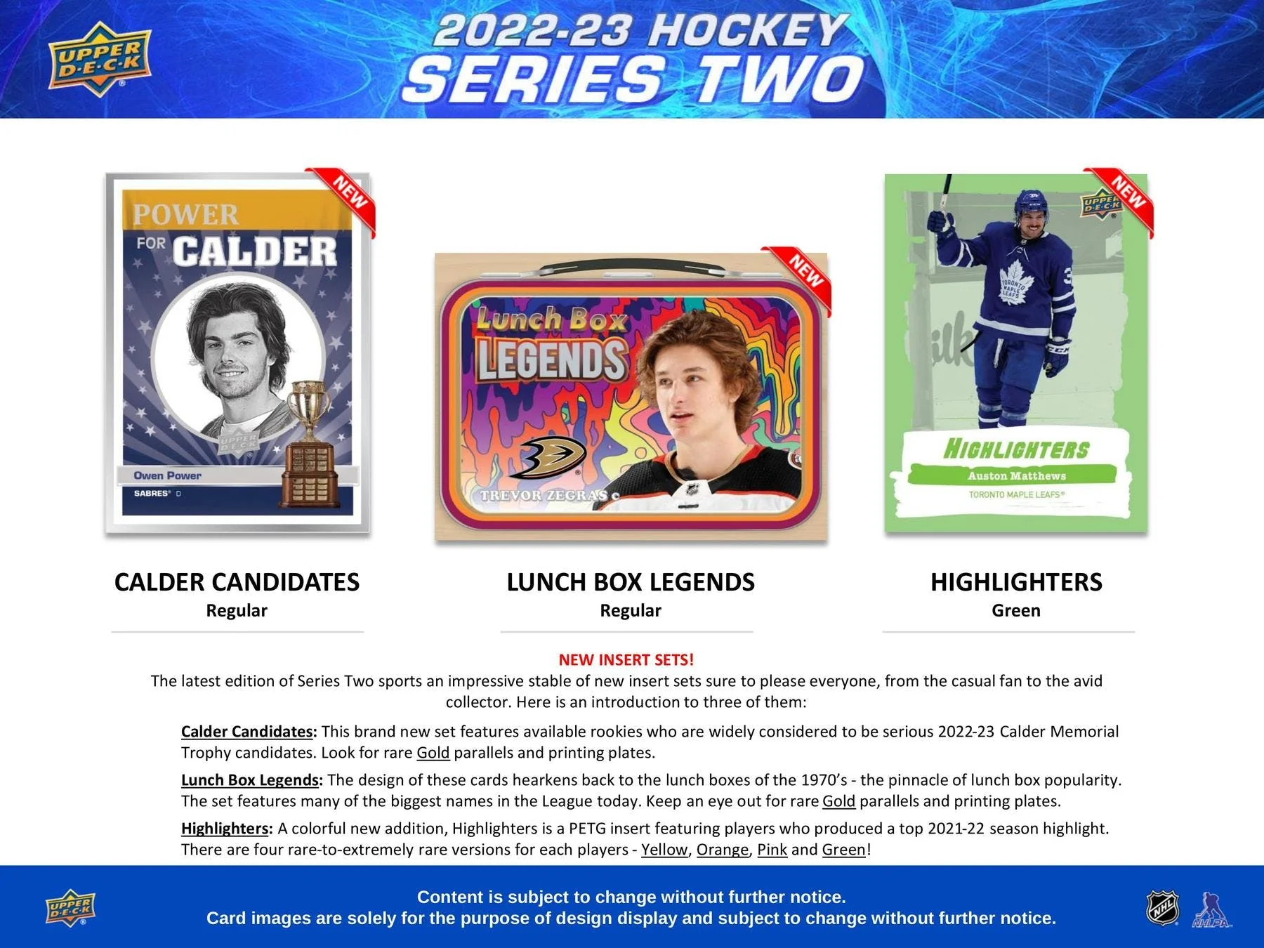 2022-23 Upper Deck Series 2 Hockey Hobby Box - Image 3