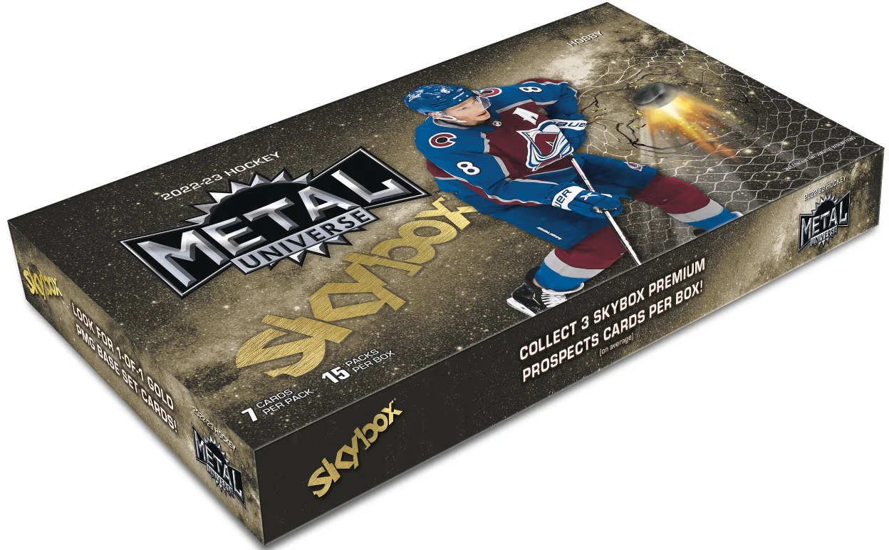 2022-23 Upper Deck Skybox Metal Universe Hockey Hobby Box Case (Case of 16 Boxes)