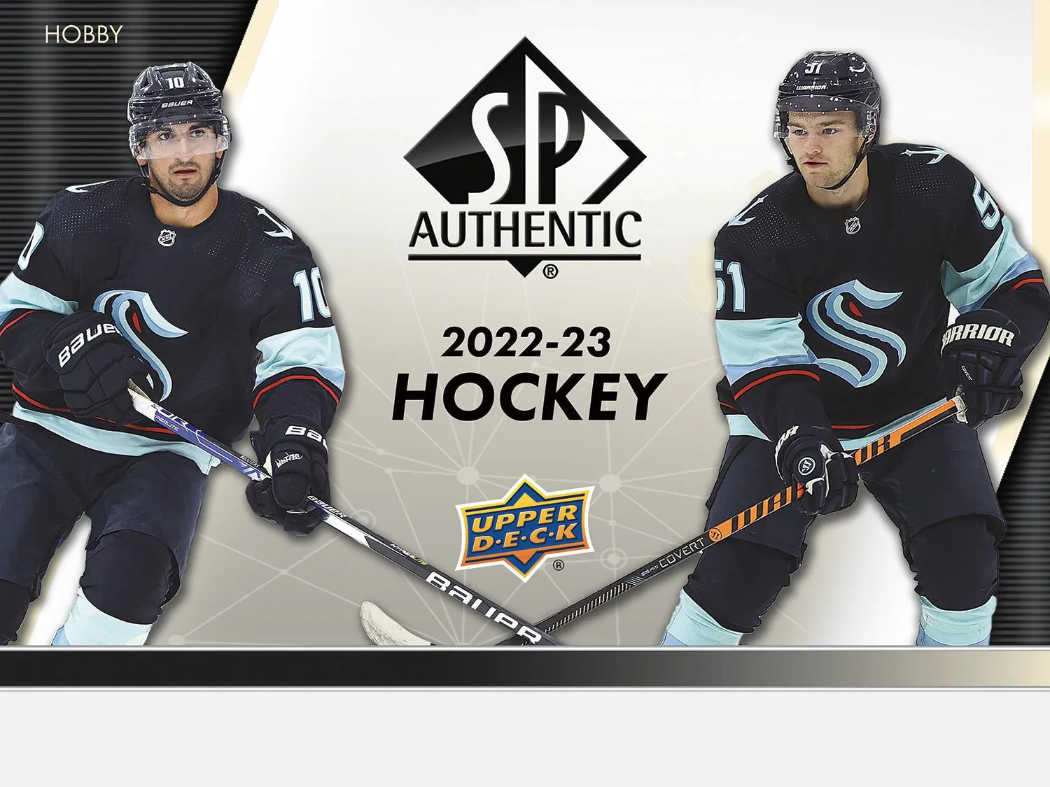 2022-23 Upper Deck SP Authentic Hockey Hobby Box Master Case (Case of 16 Boxes)