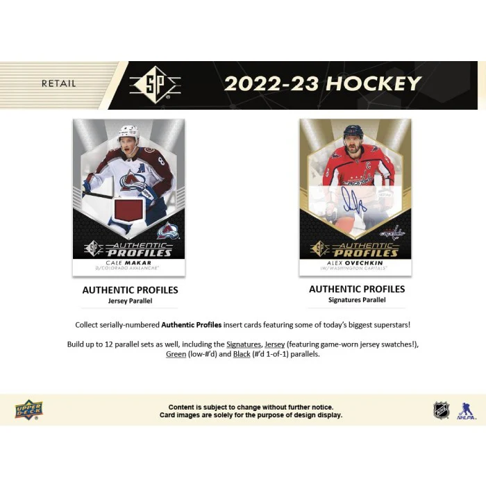 2022-23 Upper Deck SP Hockey Blaster Box - Image 4