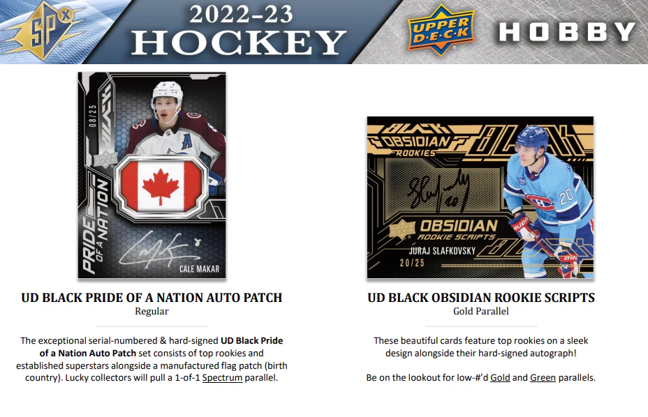 2022-23 Upper Deck SPx Hobby Box Case (Case of 20 Boxes) - Image 3