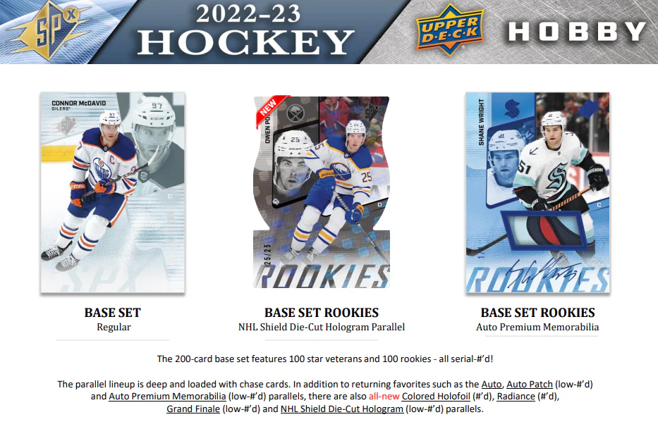 2022-23 Upper Deck SPx Hobby Box Case (Case of 20 Boxes) - Image 5