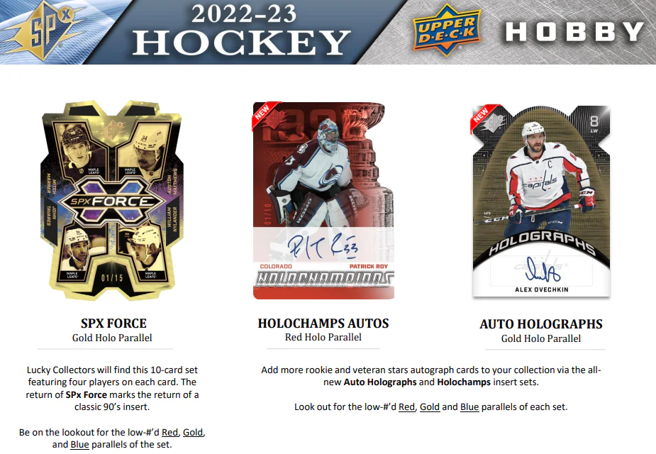 2022-23 Upper Deck SPx Hobby Box - Image 3