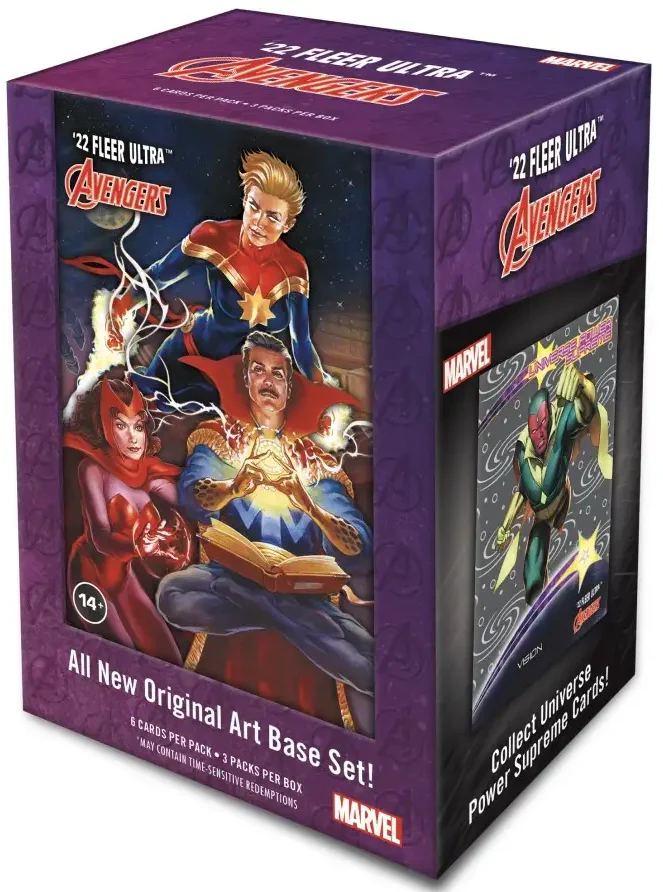 2022 Marvel Fleer Ultra Avengers Blaster Box
