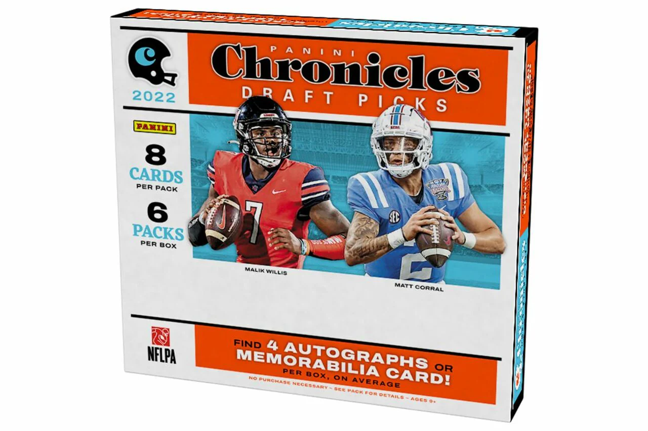 2022 Panini Chronicles Draft Picks Football Hobby Box